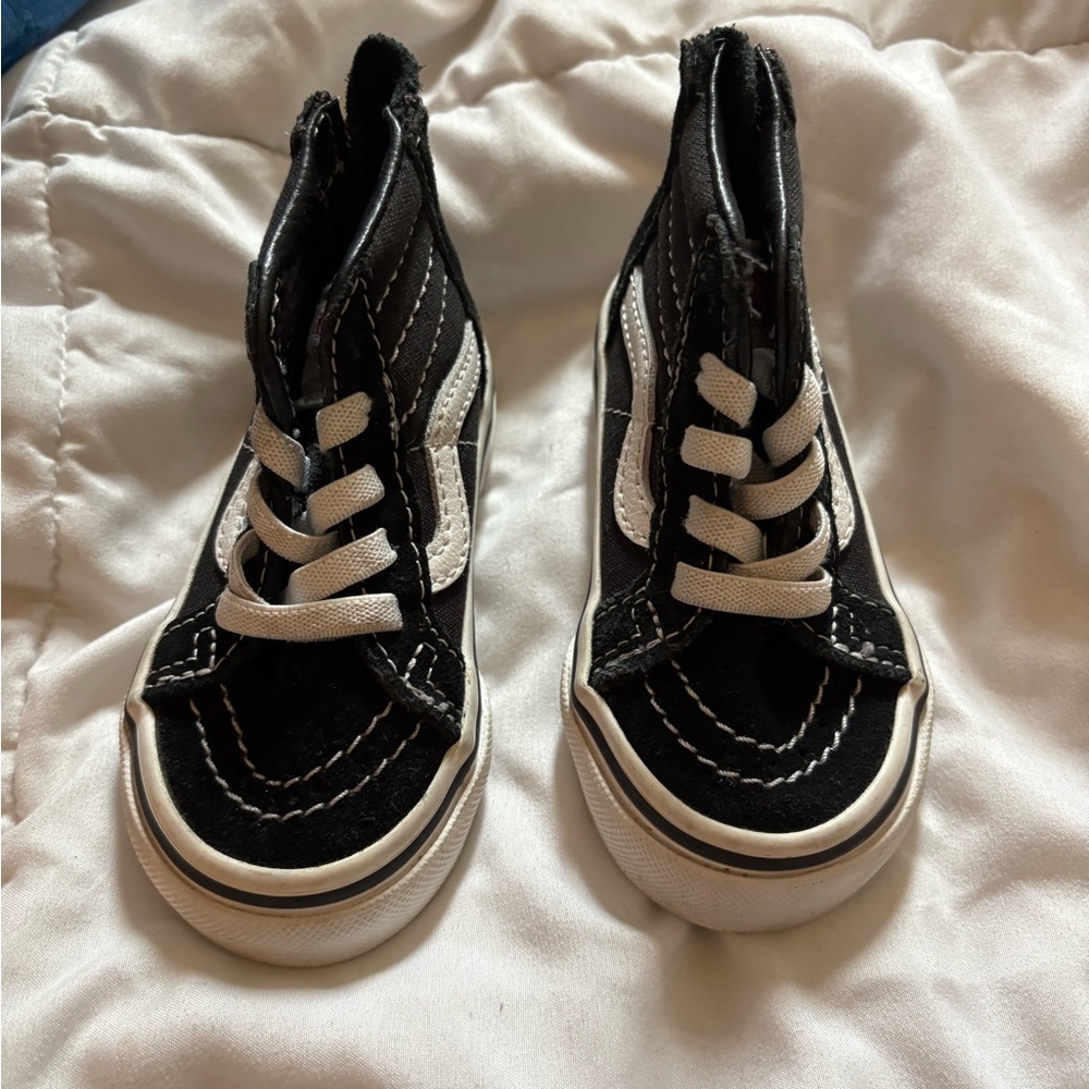 Vans Kids Black High-Top Sneakers 4c